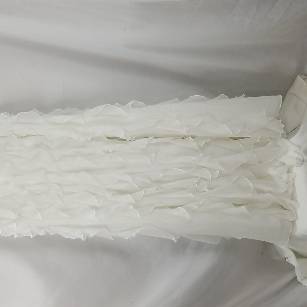 White House Black Market Tiered Waterfall Gown NWT - Picture 3 of 13